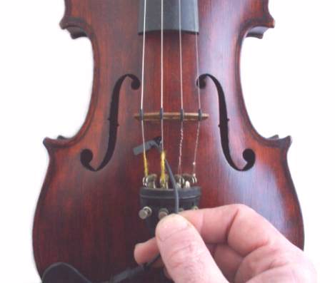 Pastilla pickup profesional para violín y viola TAV serie TB-38